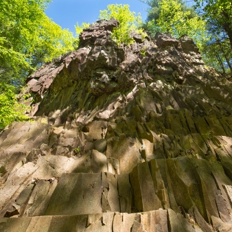Rock formation along Talcott Mountain