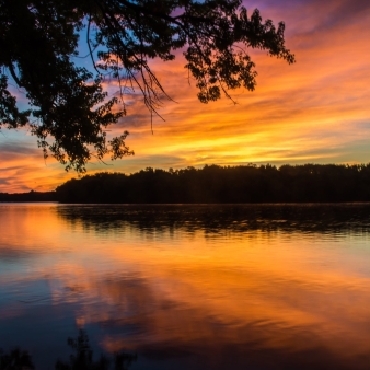 Windsor Locks Canal Sunset (Flickr@Jennifer-Yakey-Ault)